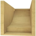 thumbnail image 4 of 10"W x 20"D x 10"H Wide Alpine Rough Cedar Woodgrain TimberThane Corbel, Primed Tan, 4 of 6