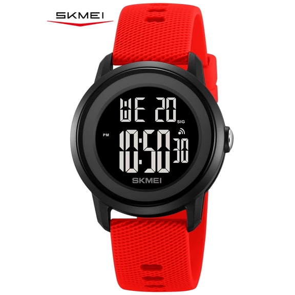 SKMEI Digital Watch, Sports Waterproof Led Watches with Alarm Wrist Watches 5-12 Ages