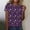 Dark Gray, variant on DondPO Women's T-Shirts Women's Awareness Shirt Purple Ribbon Floral Short Sleeve T Shirts Caring tops Shirts for Women Womens tops Black L