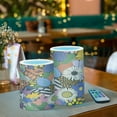 thumbnail image 3 of Yayeee Flameless Candles with Remote Flickering Battery Operated Multi Color Changing, Blue Floral, 3 of 7