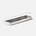 thumbnail image 2 of Veradek Geo Series Wide 32" Planter - Stainless Steel, 2 of 9