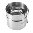 thumbnail image 3 of Lixada Stainless Steel Bail Handle Camping Pot with Internal Steaming Dish Foldable Handle, 3 of 7