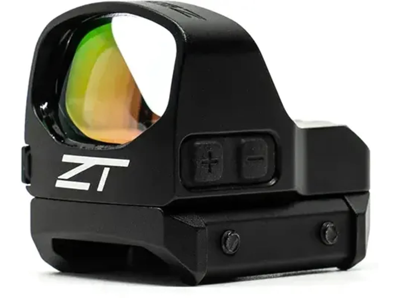 ZeroTech Optics Thrive HD RMR FootPrint Reflex Red Dot Sight w/ Low Mount, 1x28mm, 3 MOA Green Dot, Black