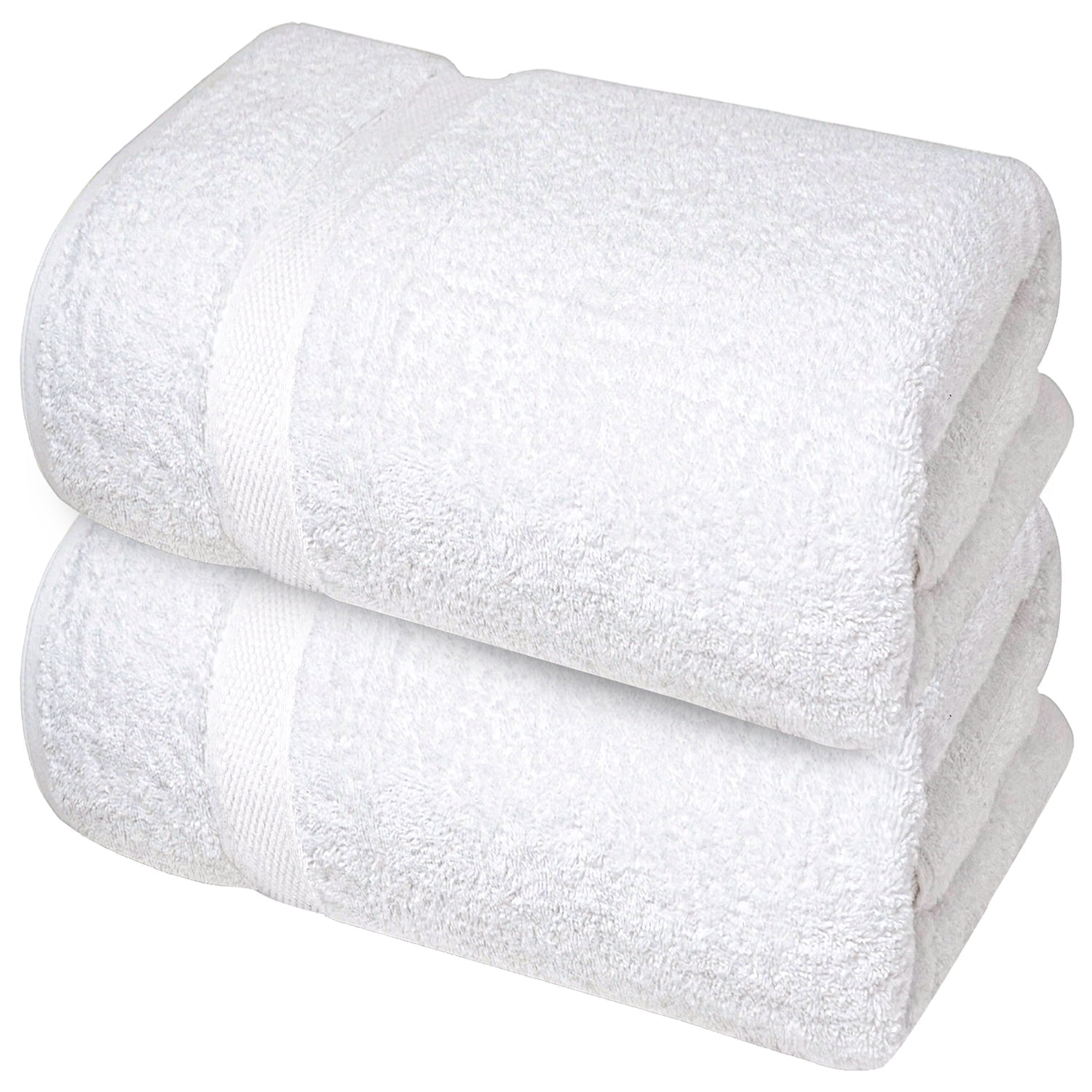 Infinitee Xclusives Premium Bath Sheets, Terry Towels, Honey Comb Dobby, 2 Count
