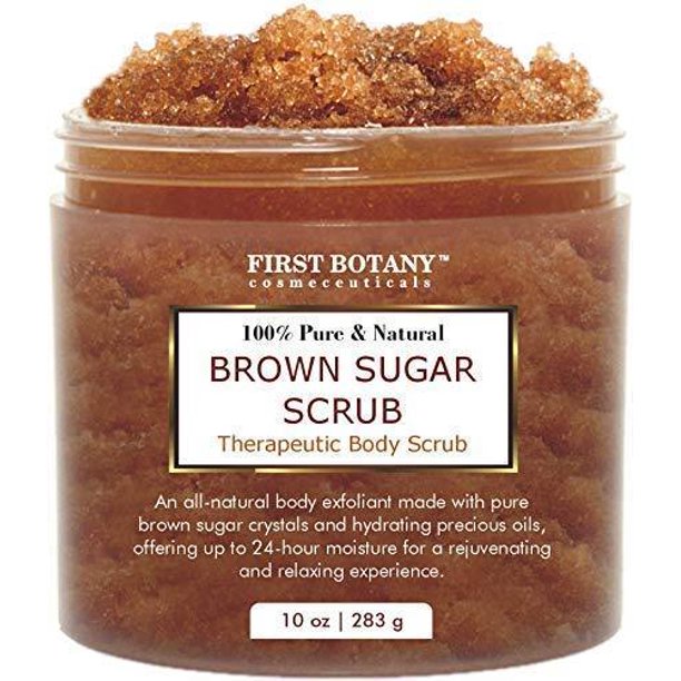 Brown Sugar Natural Body Scrub 100 Natural Best for Acne, Cellulite