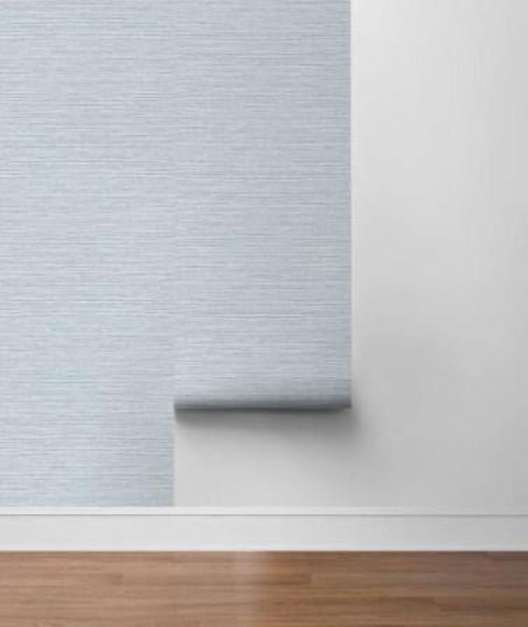 Wallquest, Inc. Luxe Haven Luxe Sisal Peel and Stick Wallpaper Sea Breeze