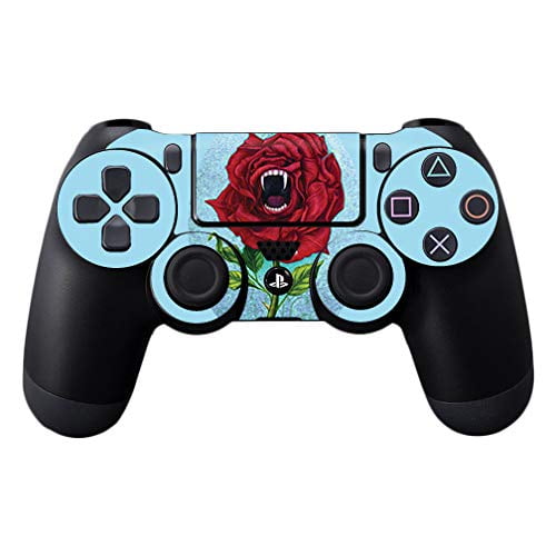 MightySkins Skin Compatible with Sony PS4 Controller - Rose Bite | Protective Durable and Unique Vinyl Decal wrap Cover | Easy to Apply Remove and Change Styles | Made in The USA