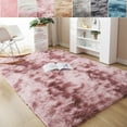 thumbnail image 2 of SAYFUT 5 Sizes 6 Colors Large Fluffy Tie Dye Area Rugs Soft Shaggy Carpet Floor Rugs for Living Room Bedroom Decor,Child and Girls Shaggy Furry Floor Carpet Nursery Rugs Modern Indoor Home Decorative, 2 of 5