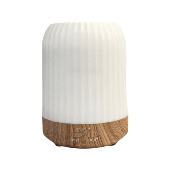Máquina de Aromaterapia de 250 Ml, Humidificador con Luz LED, Difusor de Aceite Silencioso por USB, Humidificador de Aire con Luz , B