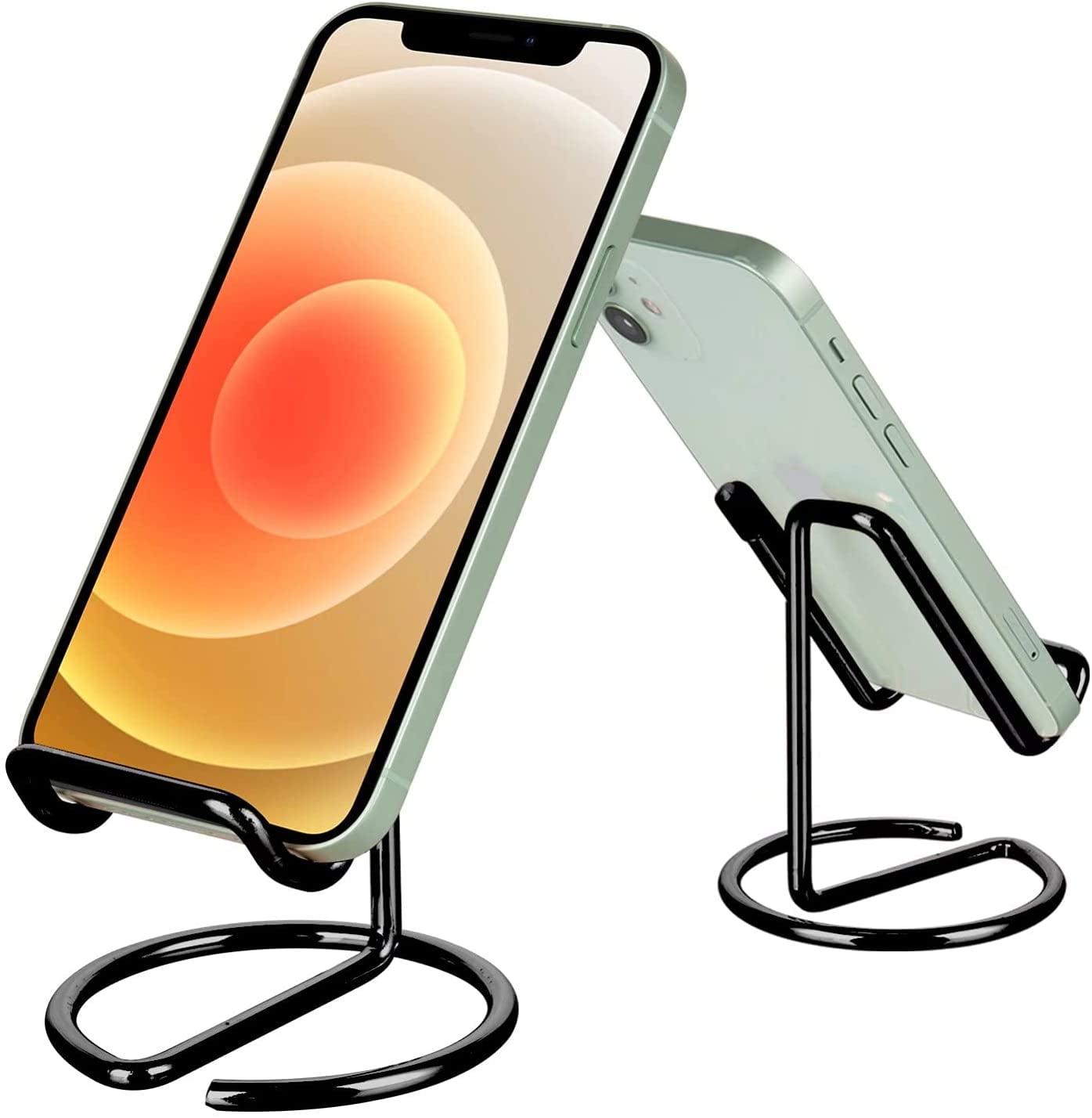 Cell Phone Stand for Desk, Cute Metal Rose Gold Cell Phone Stand Holder