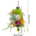 thumbnail image 3 of 2pcs Parrot Chew Toys Parrot Cage Toys & Accessories, Brushed Rattan Ball Parrot Toys Grass Wood Toys, 3 of 5