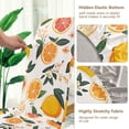 thumbnail image 5 of Yayeee 2 Pack Dining Chair Covers Stretch Parson Chairs Slipcovers Seat Protector, Orange Slices, 5 of 6