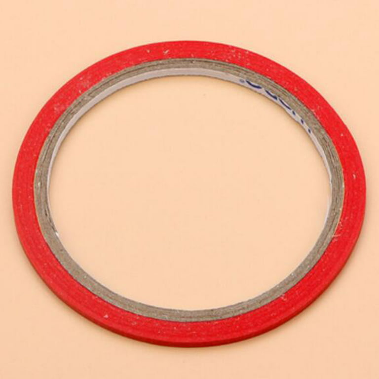 10ROLLS Draping Tape M Pattern Marking Tape Self-Adhesive Dress Form Red, Size: Medium