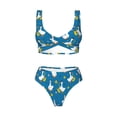 thumbnail image 4 of Daiia Cartoon Goose Women's Bikini Set Two Piece Swimsuit High Waisted Bikini Adjustable Straps Bikini Perfect for Beach, Pool, and Summer Vacation-X-Large, 4 of 9