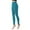 Blue, variant on WIZUTIZ Yoga Leggings for Women Ripped Plus Size Trendy Fitted Yoga Sweatpants Elastic Spandex High Rise Full Length Pants Solid Pants for Lady Hiking Vacation Black