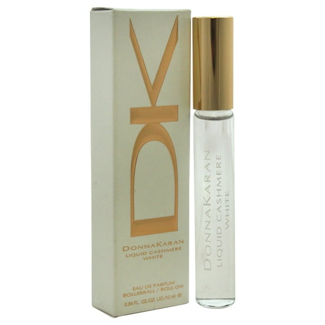 Liquid Cashmere White par Donna Karan pour Femmes - 0,34 oz EDP Rollerball (Mini)