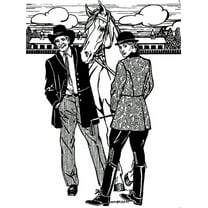 Folkwear Countryside Frock Coat #263 Traditional Jacket Riding Equestrian Sewing Pattern (Pattern Only) folkwear263