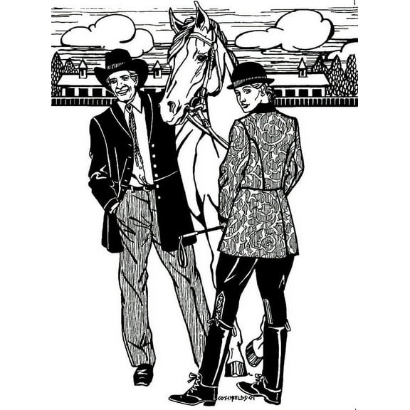Folkwear Countryside Frock Coat #263 Traditional Jacket Riding Equestrian Sewing Pattern (Pattern Only) folkwear263