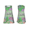 thumbnail image 7 of Fuzoiu Summer Print Women's Sleeveless Dress,Summer Dresses for Women,Casual Sundresses,Beach Sleeveless T-shirt Swing Dress with Pockets, 7 of 7