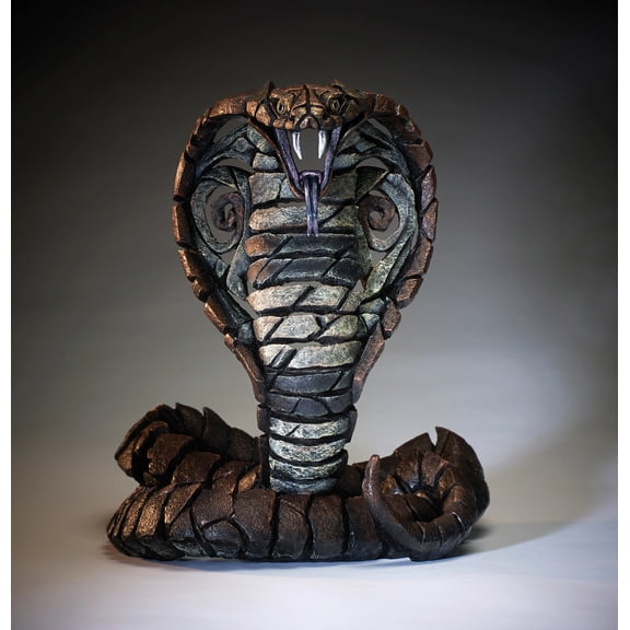Edge Sculpture Cobra Figurine 16in H