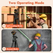 DOVOH Green Cross Line Laser Level with High Accuracy and Manual Mode,C2-120G