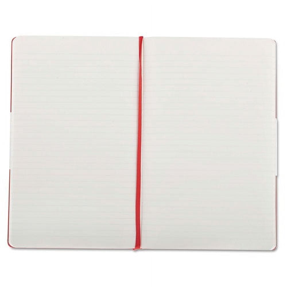 Classic Colored Hardcover Notebook, 1 Subject, Narrow Rule, Red Cover, 8.25 X 5, 240 Sheets | Bundle of 2 Each
