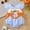 Sky Blue, variant on Zecgelong Baby Girl Pumpkin Embroidery Romper Flutter Sleeve Bodysuit Fall Party Outfit Orange Size 0-18M