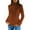 Brown, variant on Baqcunre Sweaters For Women Women'S Regular Turtleneck Long Sleeved Knitted Sweater Sweatshirt For Women Fall Clothes For Women 2023 A L