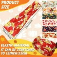thumbnail image 4 of Yoyauz Autumn Maple Headband Autumn Thanksgiving Headband Turkey Pumpkin Turban Elastic Wide Headband Supplies Halloween Thanksgiving Running Elastic Twist Headband, 4 of 5