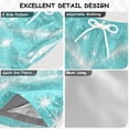 thumbnail image 4 of Kids' Beach Pants Comfortable Swim Trunks Cyan-blue Flashing Pattern Shorts for Pool Vacation and Lounge Wear Large, 4 of 8