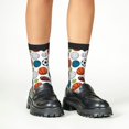 thumbnail image 4 of Honeii Color Balls Print Children's Colorful Socks,Unisex Kids and Toddlers' Cushioned Sock,Kids Athletic Crew Socks,for Everyday Wear and Sports, 4 of 5