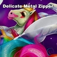 thumbnail image 4 of Robot Unicorn Attack Velvet Decorative Throw Pillow Inserts - Set of 2, Chair Pillow Covers - Unique Patterns, 16x16, 18x18, 20x20 Inches for Home Decor & More, 4 of 6