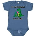thumbnail image 3 of Inktastic My Auntiesaurus Loves Me Boys or Girls Baby Bodysuit, 3 of 5