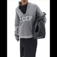thumbnail image 2 of Suéter de Punto con Cuello en V y Larga para Mujer con Estampado de Letras L, 2 of 7