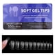 thumbnail image 1 of Porcelana Blanca Uña Delgada No Scrub Con Gota Larga Almendra Uñas No Abrasivas, 1 of 4