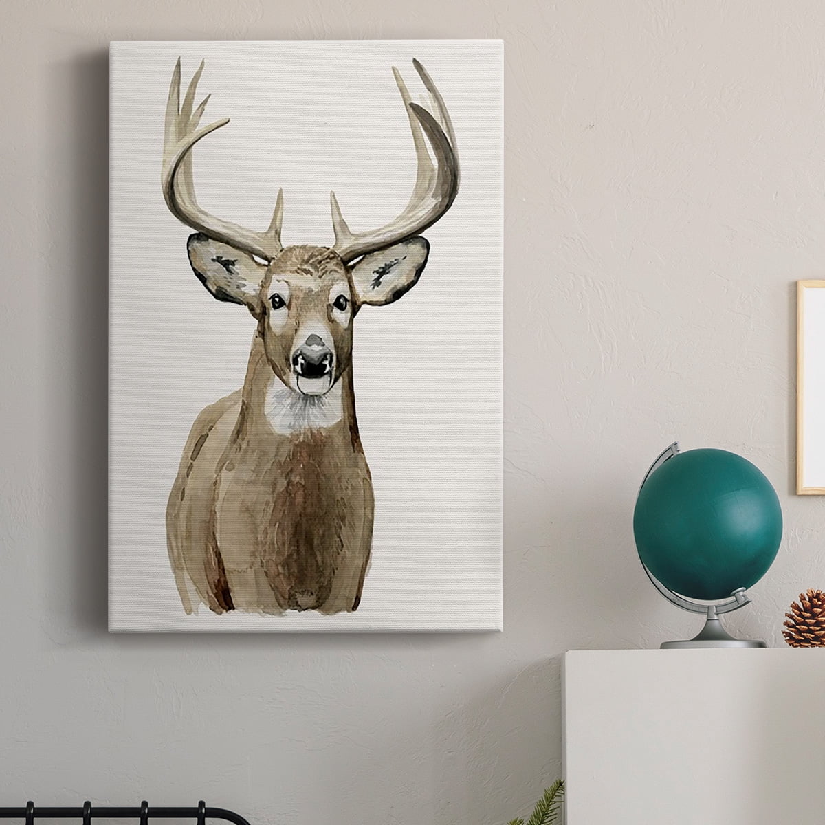 Handsome Whitetail II Premium Gallery Wrapped Canvas - Ready to Hang