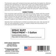 Lundmark Floor Maintenance Spray Buff Compound - Commercial Floor Cleaner - 1 Gal — Household & Commercial Use, Effective Formula