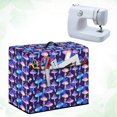 thumbnail image 4 of HELLHERO Mushrooms Colorful Sewing Machine Dust Cover 17.7x8.6x12.5 Inch Easy to Clean Lightweight Washable, 4 of 8