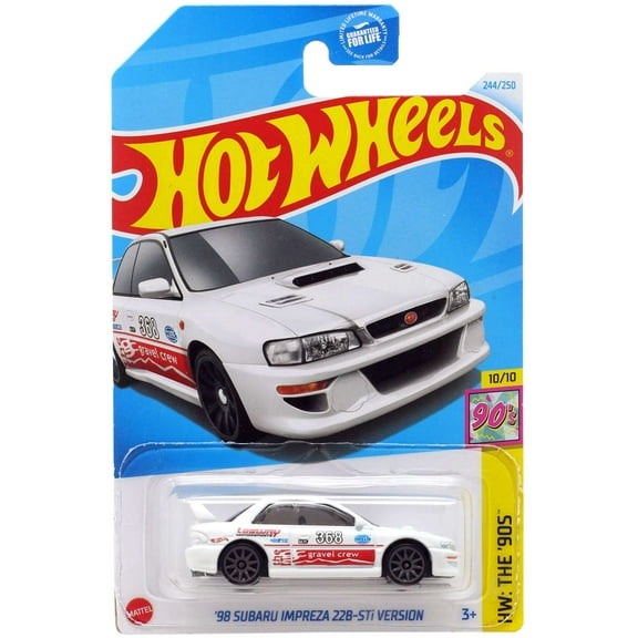 Hot Wheels HW: The '90s '98 Subaru Impreza 22B-STi Version Die Cast Car
