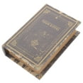 thumbnail image 1 of Shisuyan Boîte de Rangement Vintage en Forme de Livre, Boîte de Rangement Western Antique, 1 of 8