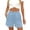 Light Blue, variant on Women's High Waist Elastic Waist Knit Lounge Shorts, Casual Loose Fit Pull On Shorts with Pockets, Women's Black, Sizes S-3XL