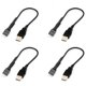 thumbnail image 1 of 4 Piezas 20 cm 9 Macho Una USB Externo Un Cable de Extensión de Datos Interno de Placa Base de PC Macho, 1 of 5