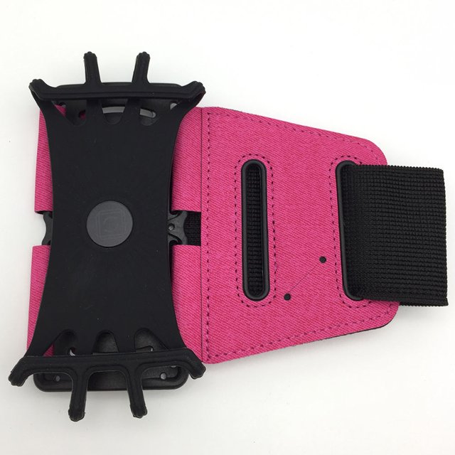 OULII 1Set Sports Phone Armband Pink with 180 Degree Rotation for Outdoor Sports Equipment