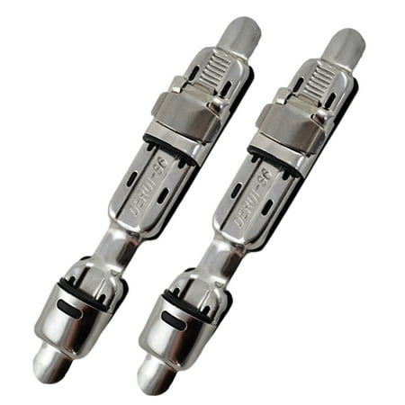 Yoetaun Fishing Reel Seats Deck Rod Clip Holder Tool Stainless Steel Seats Fishing Rod Clip Wheel Reel Holder Fishing Tool Silver