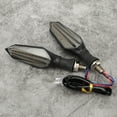 thumbnail image 3 of Turn Signal Light  Motorcycle Turn Signal Lamp 2Pcs Double Sided Motorcycle LED Flowing Water Turn Signal Light Indicator Lamp Yellow, 3 of 8