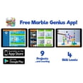 thumbnail image 5 of Marble Genius Marble Run Extreme Set - 145 Complete Pieces + Free Instruction App (125 Translucent Marbulous Pieces + 20 Glass Marbles), 5 of 5