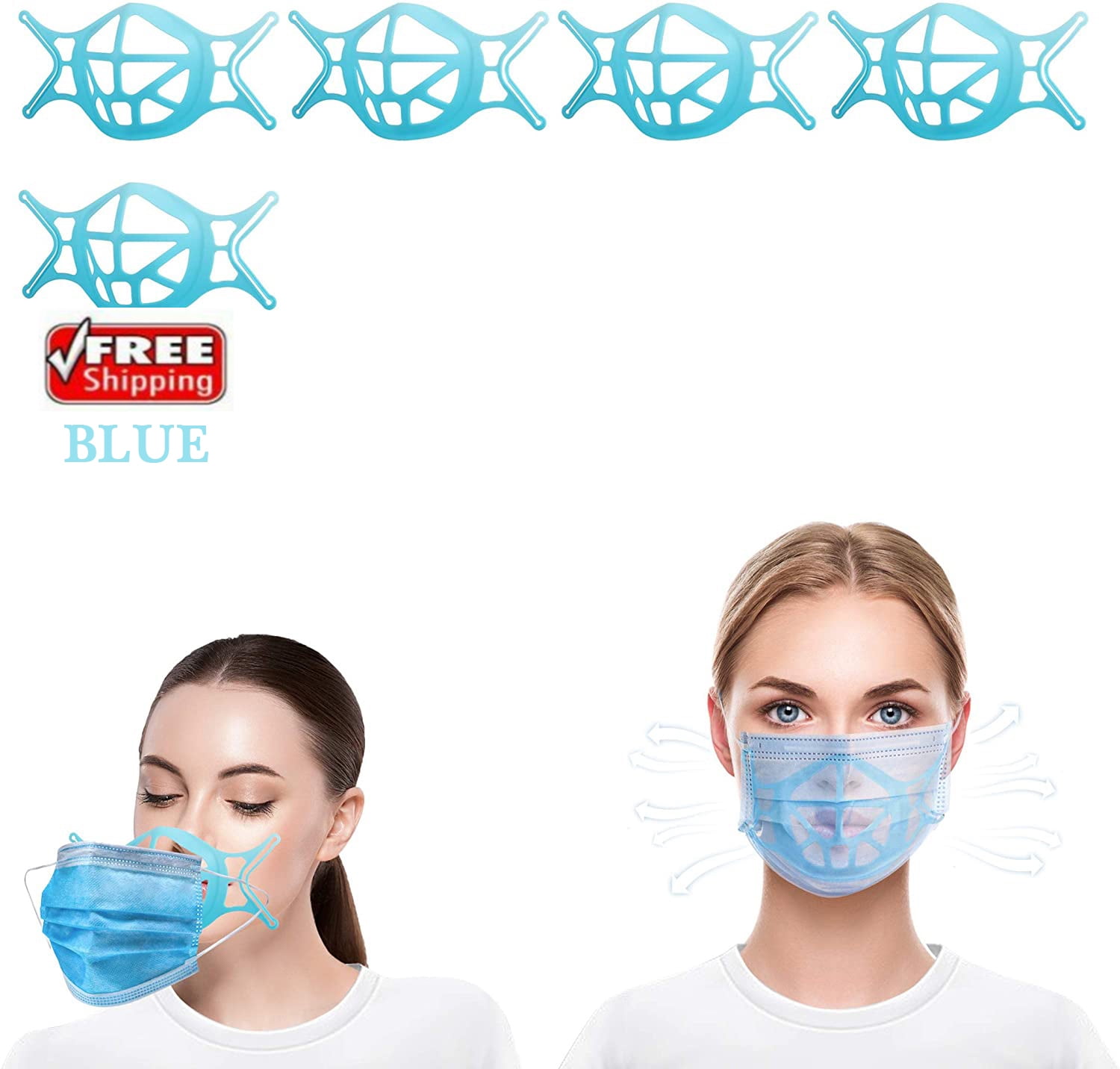 3D Mask Bracket Silicone Face Inner Support Frame Mask Bracket Internal