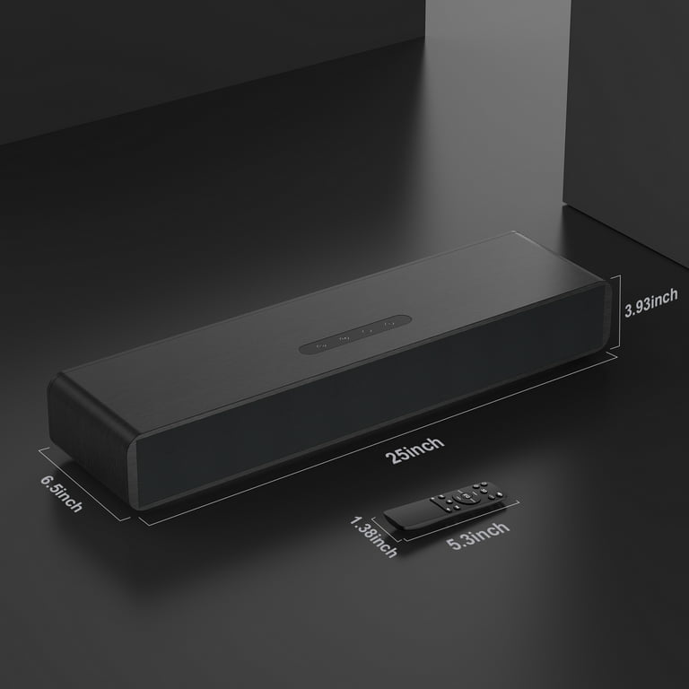 TOPVISION 150W 4.1ch Soundbar with Subwoofer, 4 Drivers, 2
