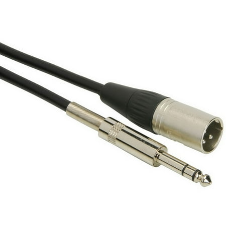 Talent PCXM01 Patch Cable XLR Male to 1/4  TRS Male 1.5 ft.