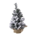 thumbnail image 2 of simhoa Flocked Christmas Tree Artificial Christmas Tree for Living Room Shelf Party 30 cm, 2 of 8